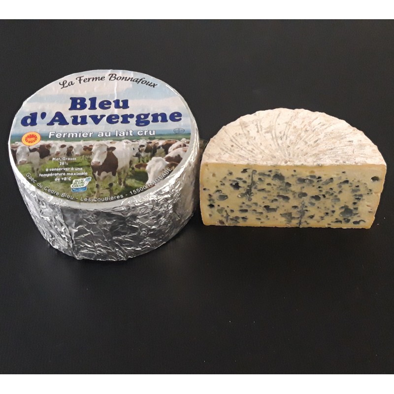 AOP Bleu d\'Auvergne 400g fermier au lait cru