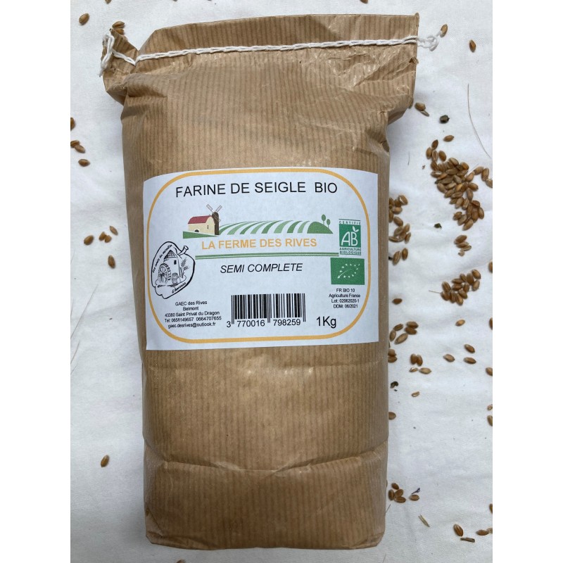 Farine de seigle T130 1Kg