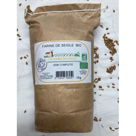 Farine de seigle T130 1Kg