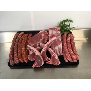 caissette barbecue porc agneaux 2kg 50