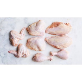 4 ailes de poulet débité