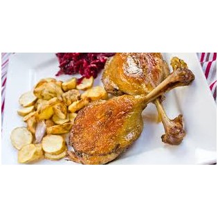 2 cuisse de canard gras confit sous vide